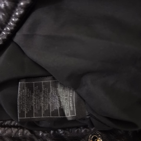 BB DAKOTA LET'S RIDE VEGAN LEATHER MOTO JACKET - Picture 5 of 6